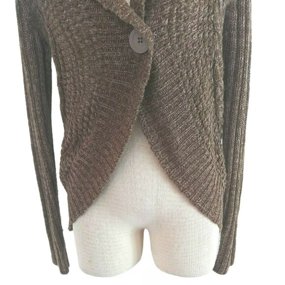 Rue21 Size XL Cardigan Sweater Womens  Brown Chunky Knit Button Front Casual - Picture 4 of 8